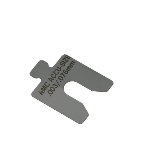 304SS Size AA .003" x 1.5" x 1.5" Precut Shim Pack