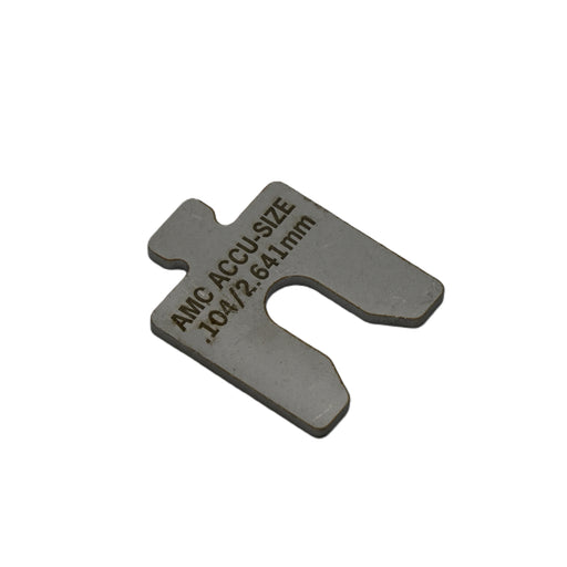 304SS Size AA .100" x 1.5" x 1.5" Precut Shim Pack