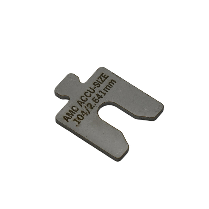 304SS Size AA .100" x 1.5" x 1.5" Precut Shim Pack