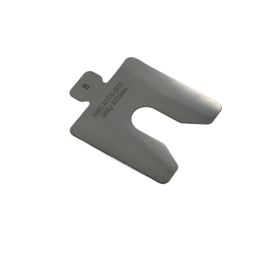 304SS Size B .001" x 3" x 3" Precut Shim Pack