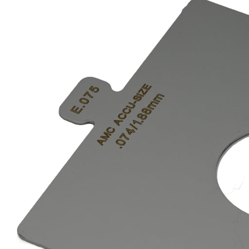 304SS Size E .075" x 6" x 6" Precut Shim Pack