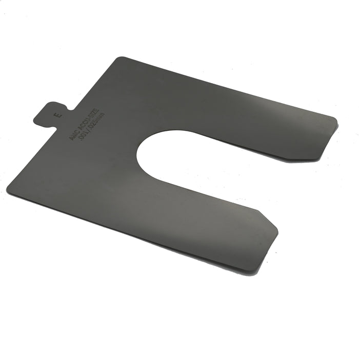 304SS Size E .001" x 6" x 6" Precut Shim Pack (20)