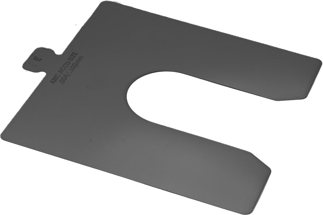 304SS Size E .004" x 6" x 6" Precut Shim Pack (20)