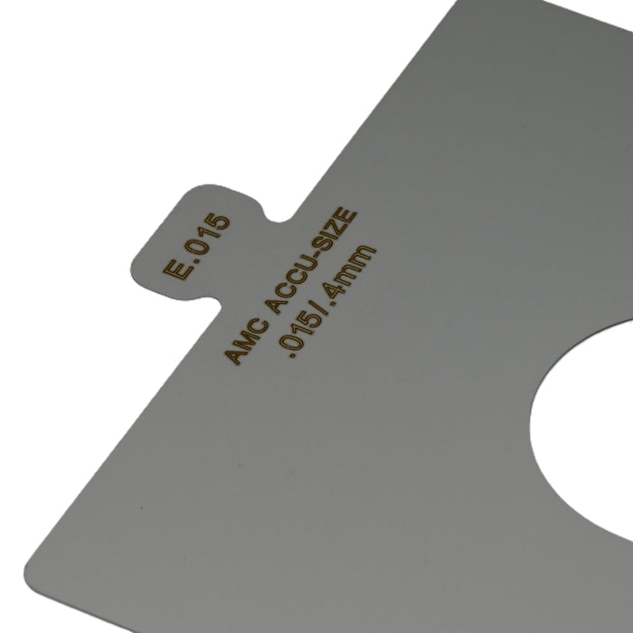 304SS Size E .015" x 6" x 6" Precut Shim Pack