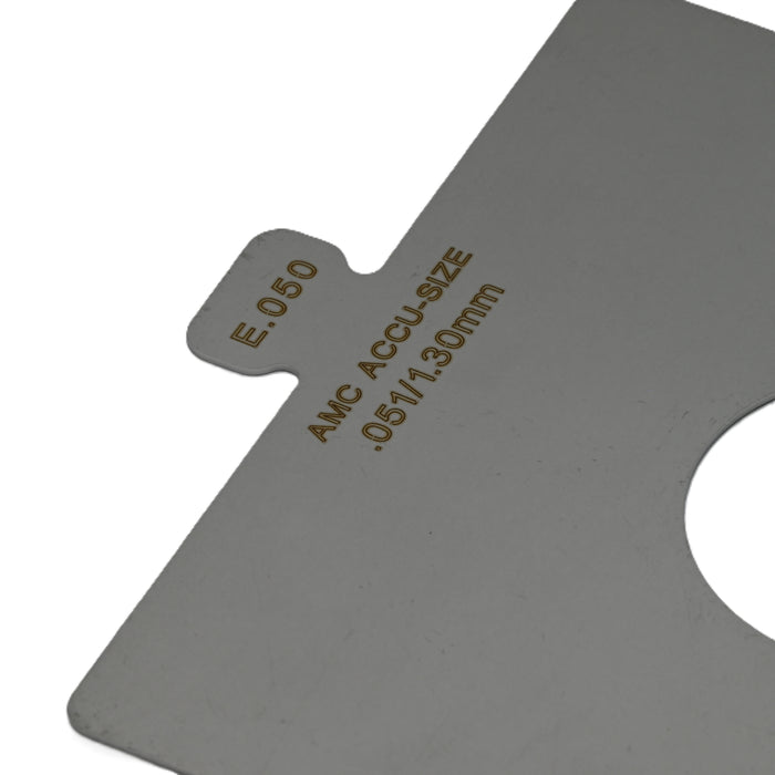 304SS Size E .050" x 6" x 6" Precut Shim Pack 