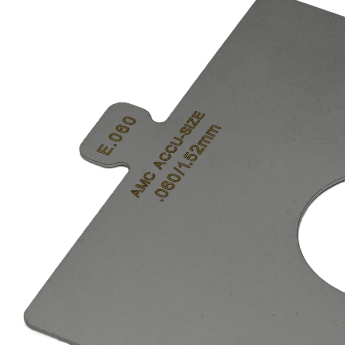 304SS Size E .060" x 6" x 6" Precut Shim Pack