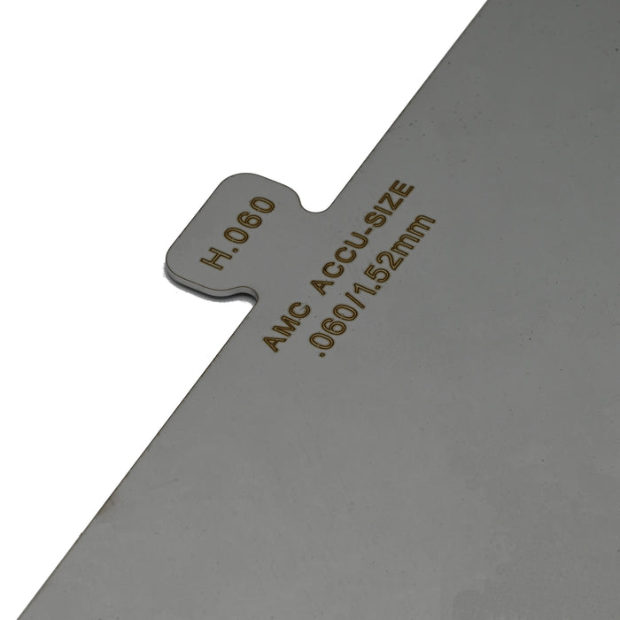 304SS Size H .060" x 8" x 8" Precut Shim Pack (20)