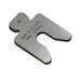 304 Stainless Steel Precut Shim .004" thick x 2" x 2" with 5/8" slot and a tab ( pack of 20 shims)