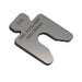 304 Stainless Steel Precut Shim .020" thick x 2" x 2" with 5/8" slot and a tab ( pack of 20 shims)